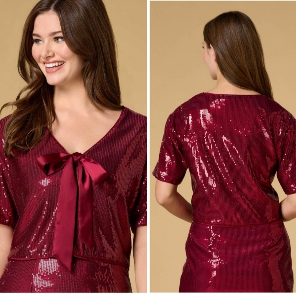 GLG SEQUINED JACKET & MINI SKIRT NWT SIZE EXTRA LARGE - Picture 4 of 4